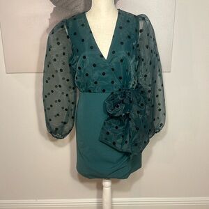 NWT Green Party Dress